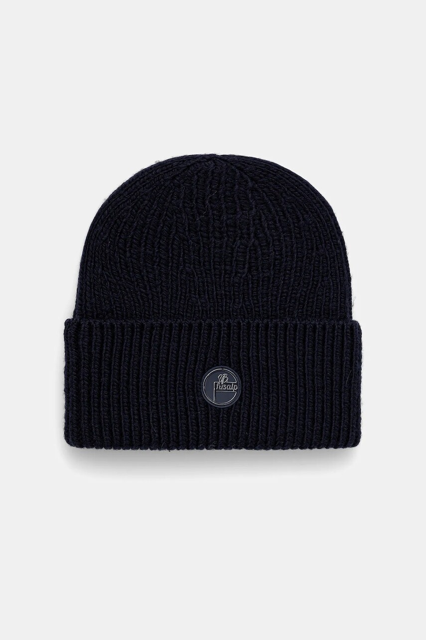 Vlnená čiapka Fusalp tmavomodrá farba, G3704