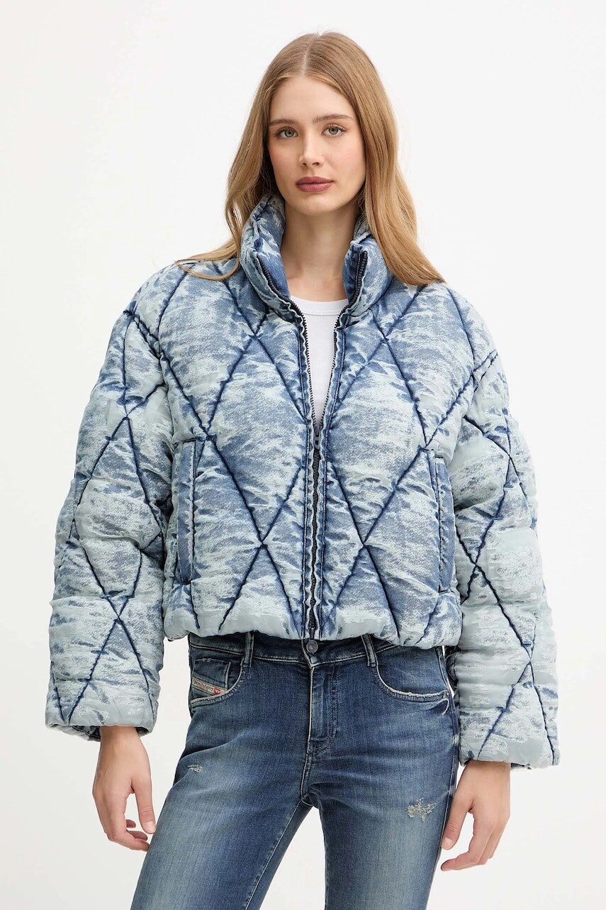 Bunda Diesel W-HISTEL modrá farba, zimná, A19389.0LKCP