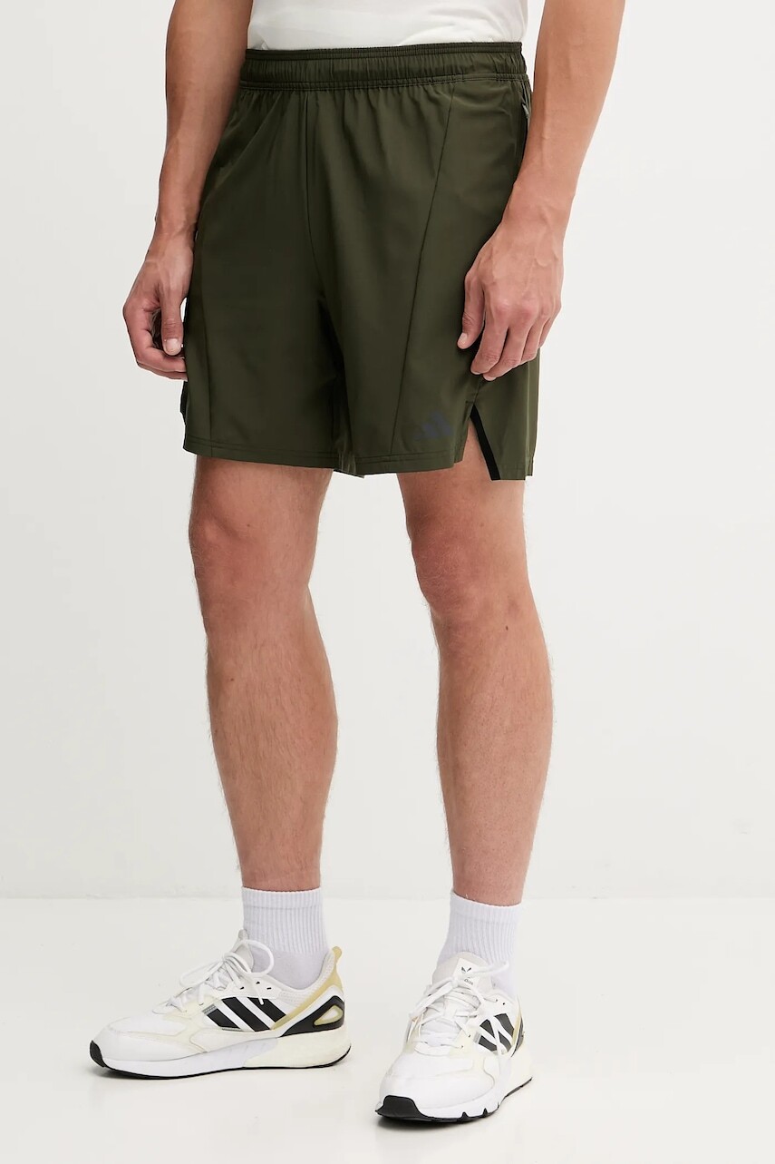 Tréningové šortky adidas Performance D4T zelená farba, JX3305