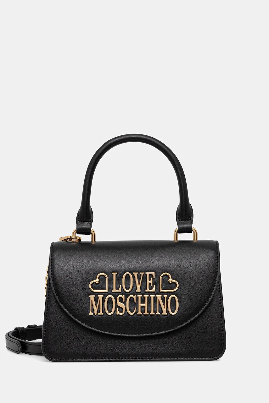 Kabelka Love Moschino čierna farba, JC4335PP0NK1300A