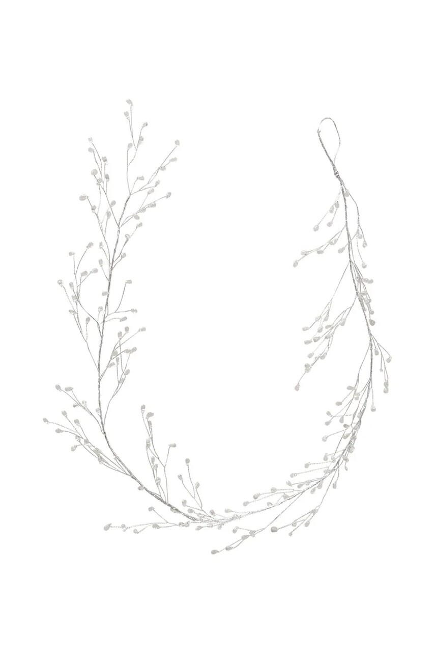 Vianočná girlanda Boltze Gloomy 120 cm biela farba