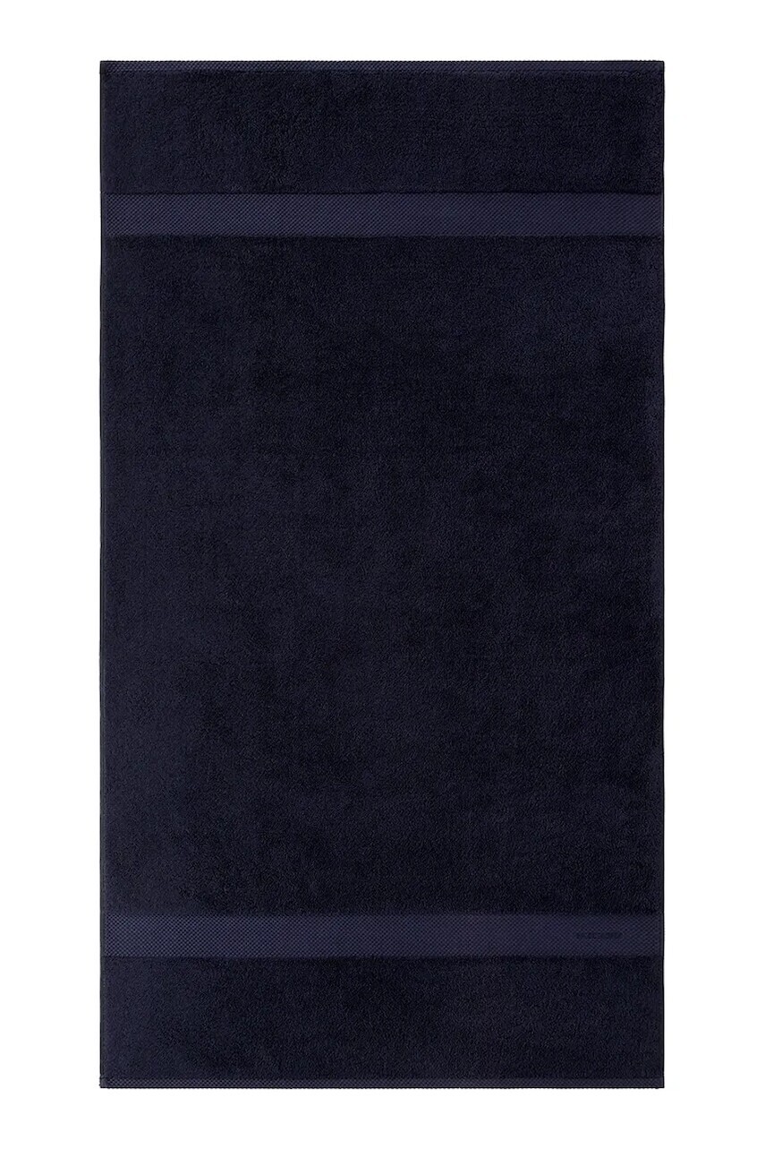 Stredný bavlnený uterák Ralph Lauren AVENUE Midnight 50 x 100 cm tmavomodrá farba