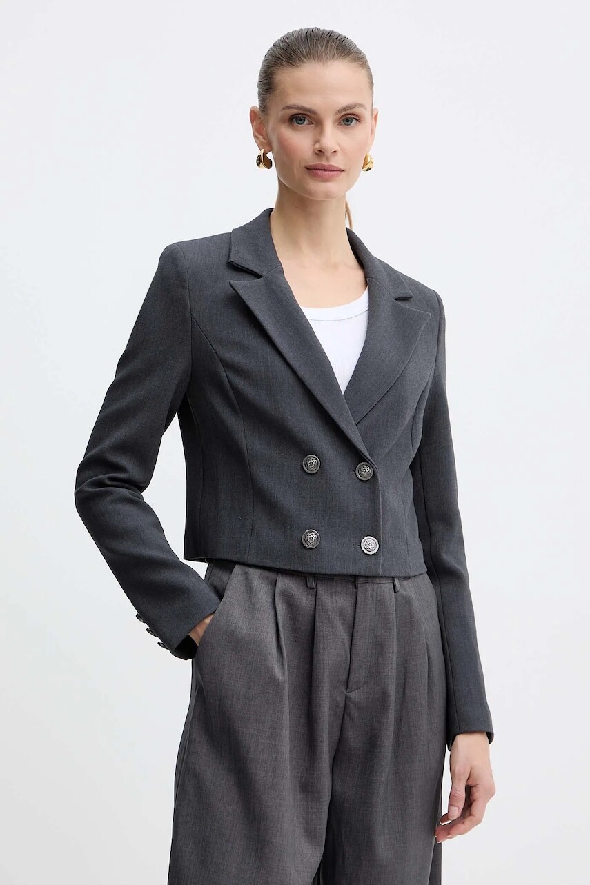 Sako Guess JOANDRA šedá farba, dvojradové, jednofarebné, W5BN93 W2402