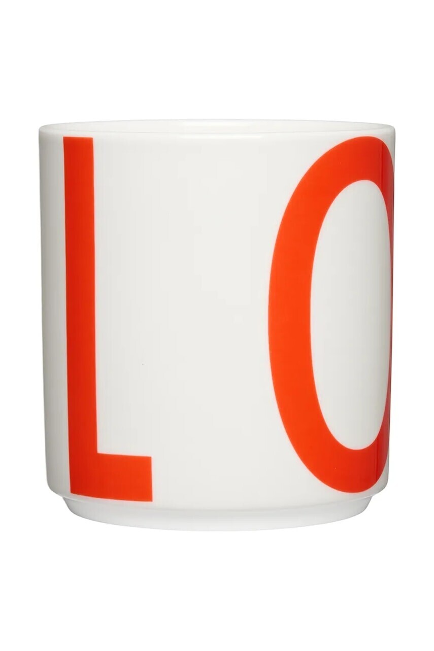 Hrnček Design Letters Vintage ABC 250 ml oranžová farba