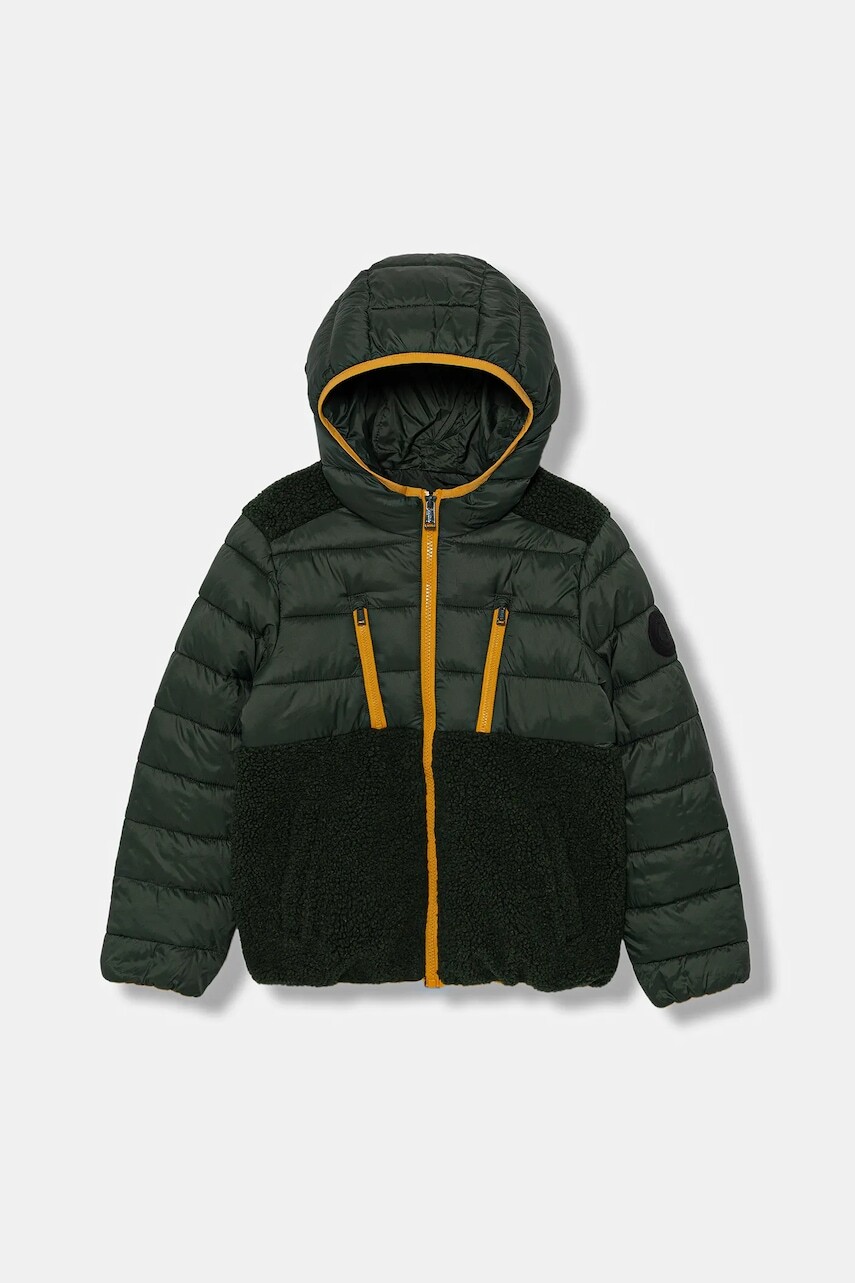Detská bunda Guess zelená farba, L5BL10 WCBS0