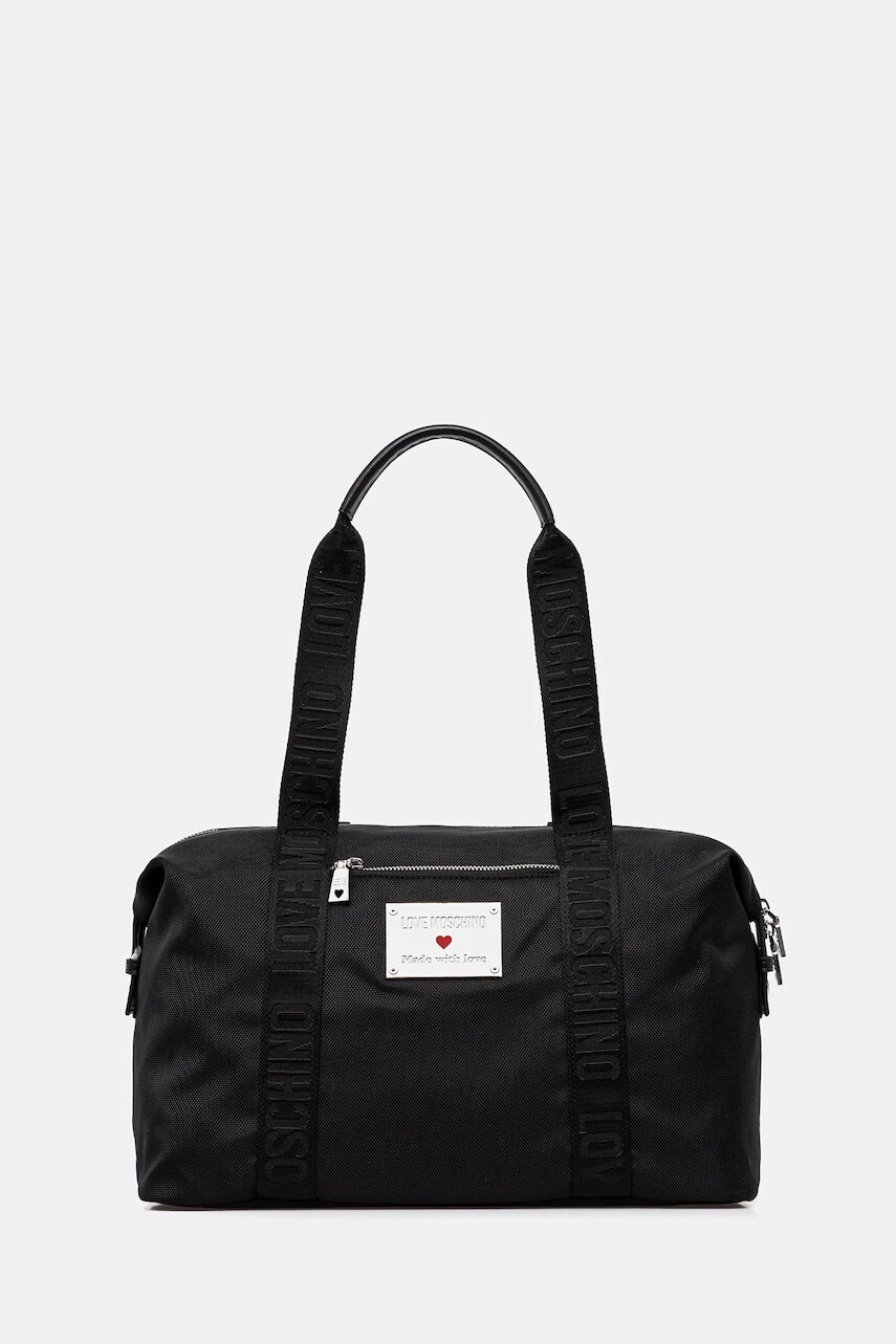 Taška Love Moschino čierna farba, JC4196PP1NLN100A