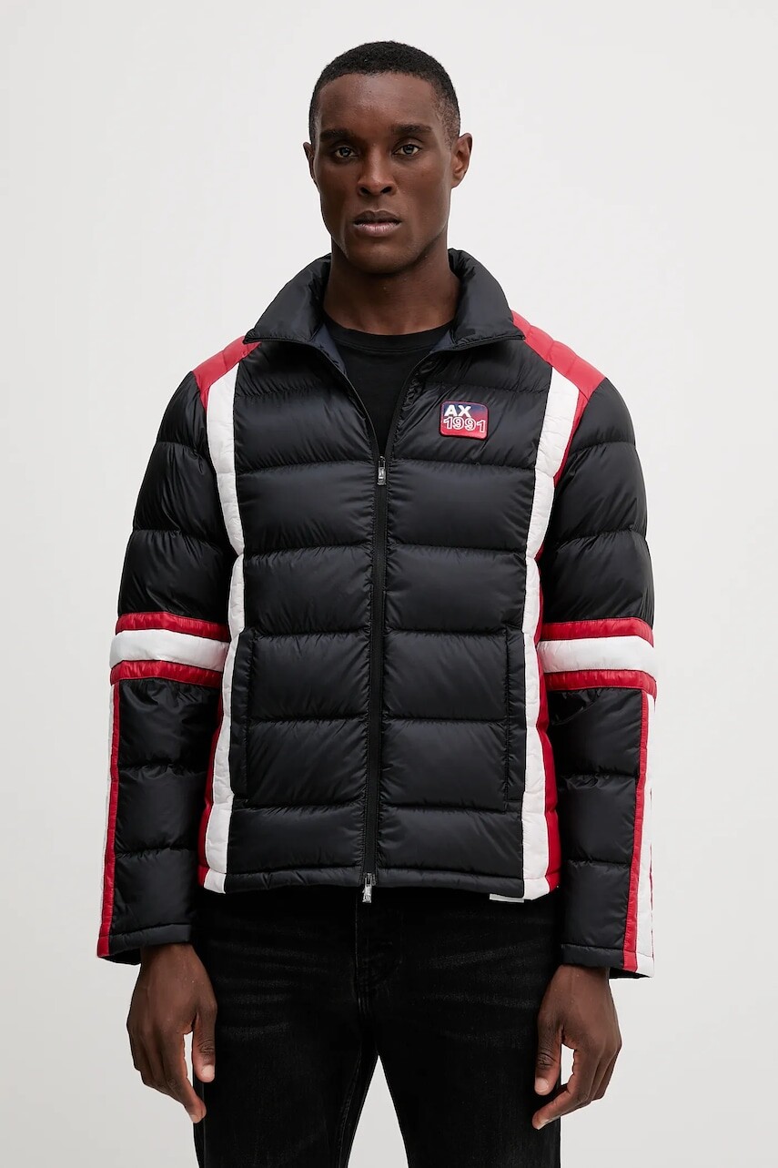 Páperová bunda Armani Exchange tmavomodrá farba, zimná, XM001424 AF16912