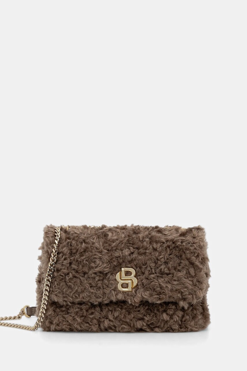 Kabelka BOSS hnedá farba, 50552196