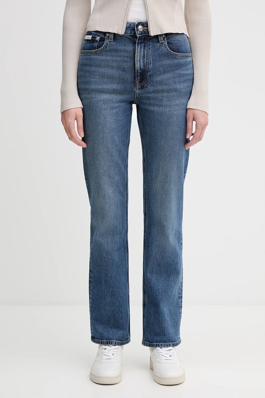 Rifle Calvin Klein Jeans vysoký pás, LV047D743G