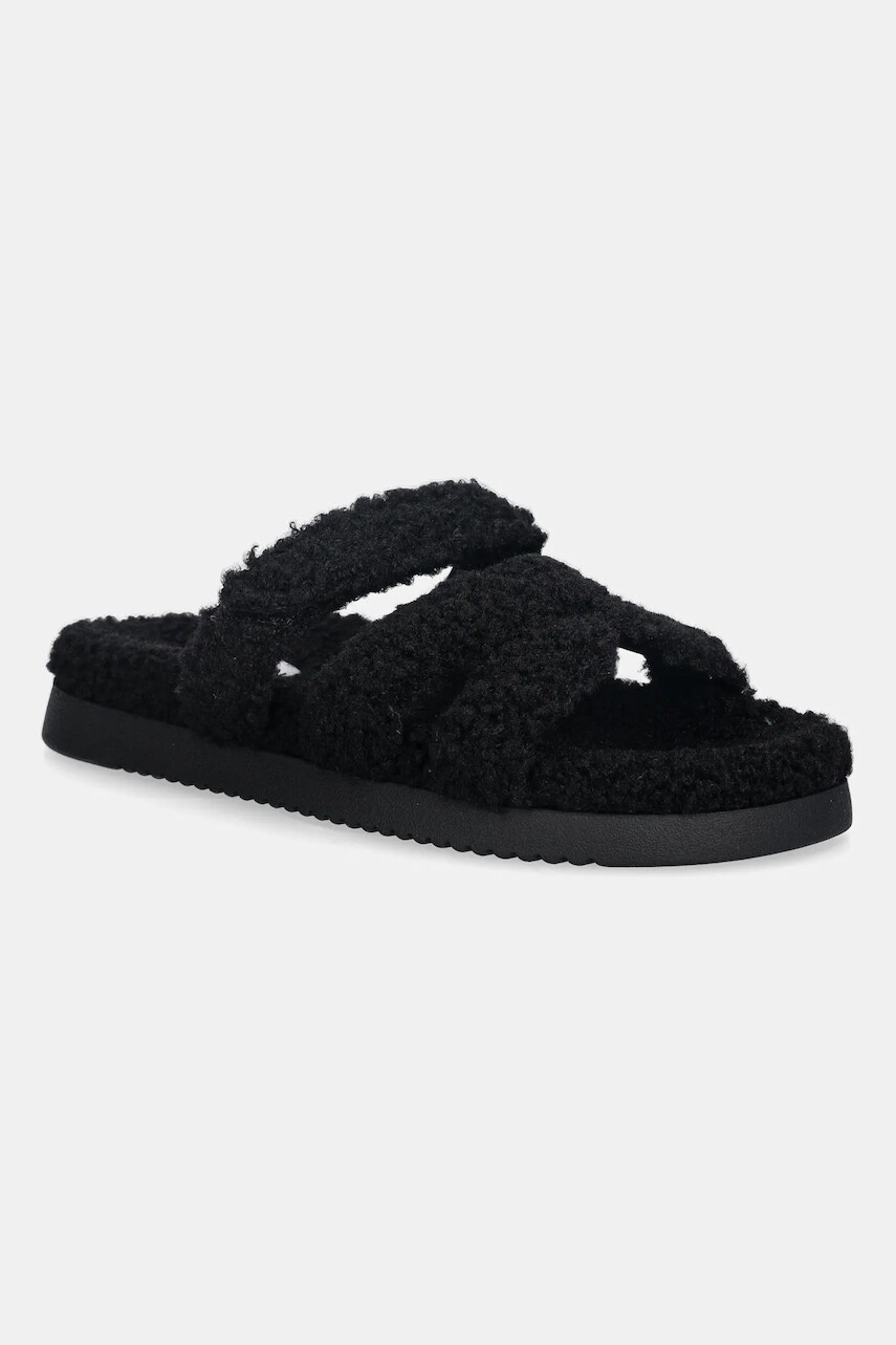 Šľapky Steve Madden Missile-F čierna farba, 11003175