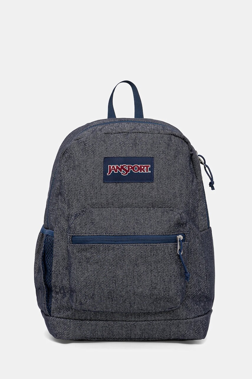 Džínsový batoh Jansport tmavomodrá farba, veľký, EK0A5BJ61W0