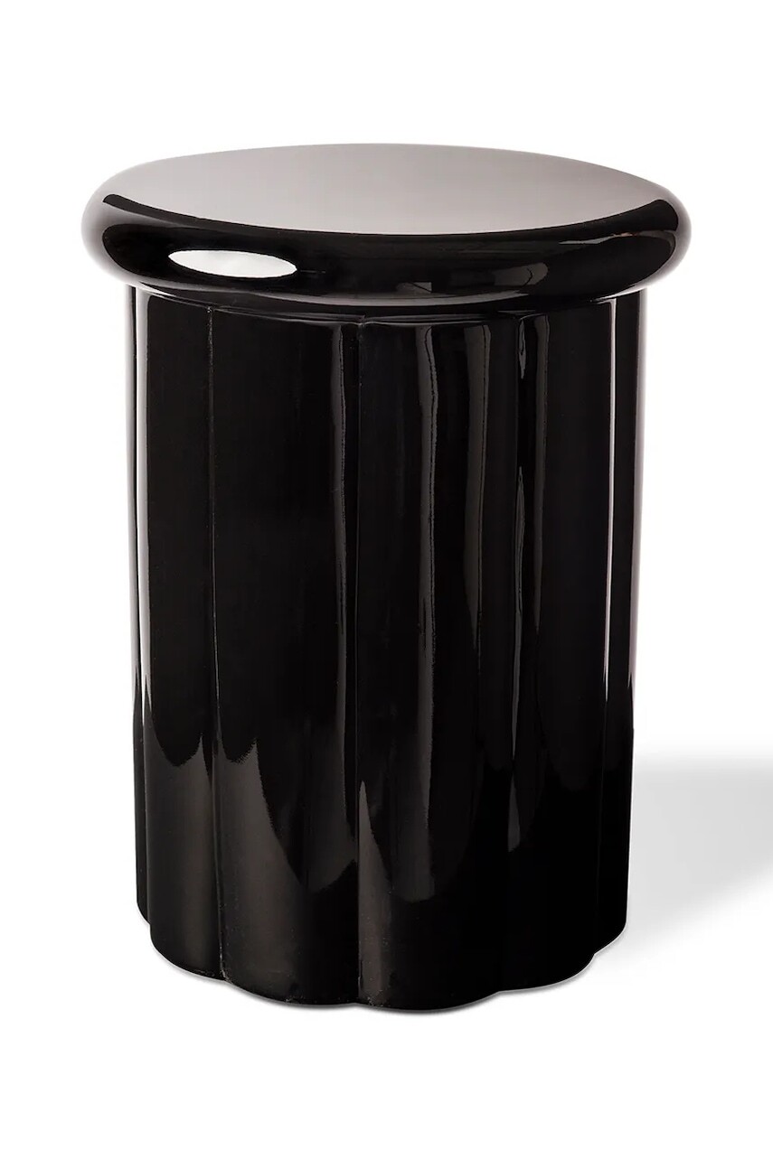 Stolík Pols Potten Roman 35,5 x 46,5 cm čierna farba