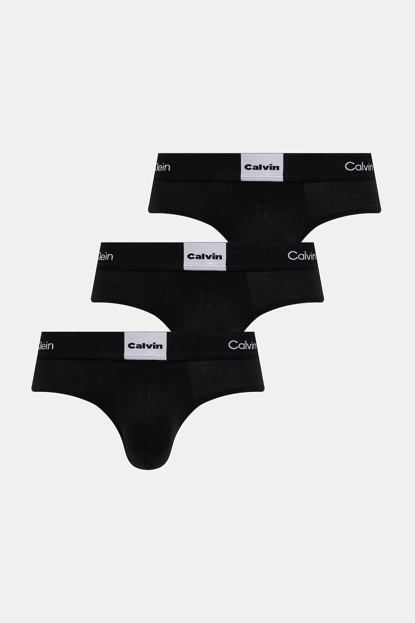 Slipy Calvin Klein Underwear 3-pak čierna farba, LV00NB4475