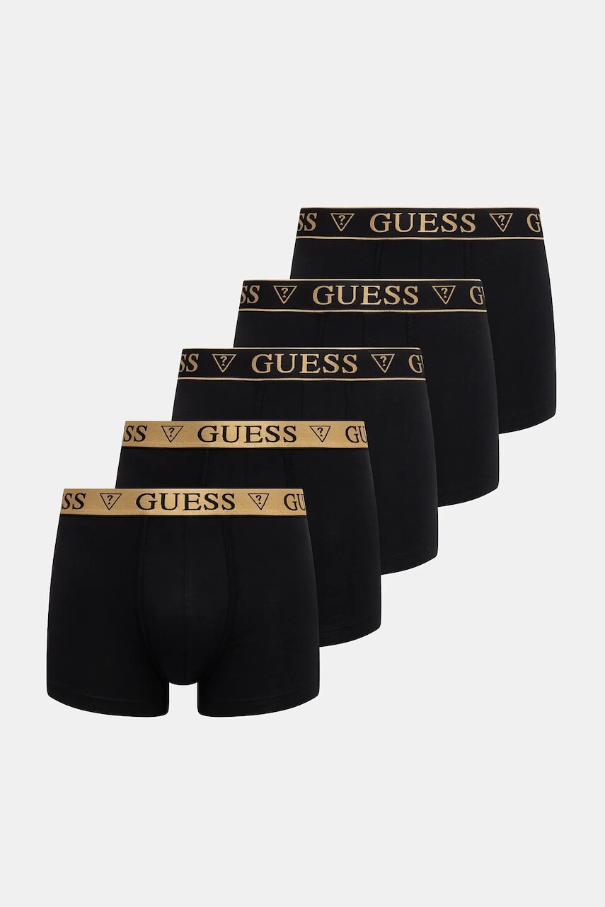 Boxerky Guess 5-pak čierna farba, U5BG64 KCD31