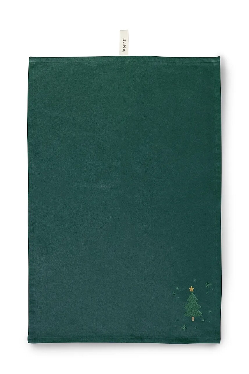 Vianočná kuchynská utierka Juna Christmas Fable Tea 50 x 70 cm zelená farba