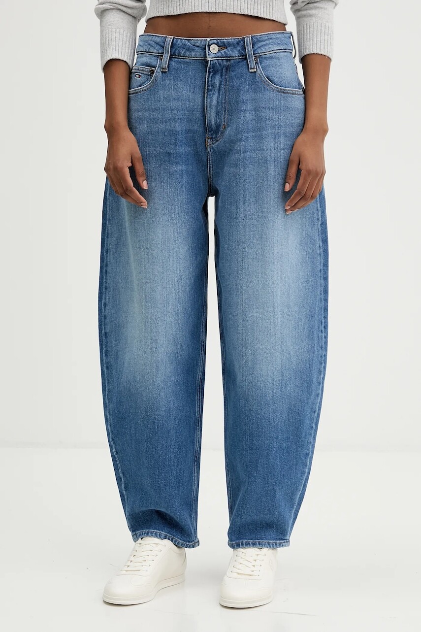 Rifle Tommy Jeans vysoký pás, DW0DW22205