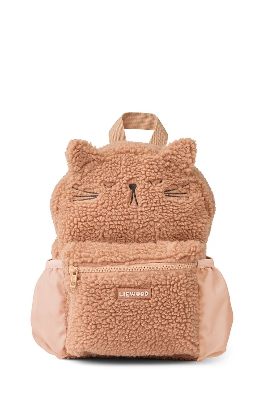 Detský ruksak Liewood Andreas Pile Cat Backpack oranžová farba, malý, vzorovaný, LW20796