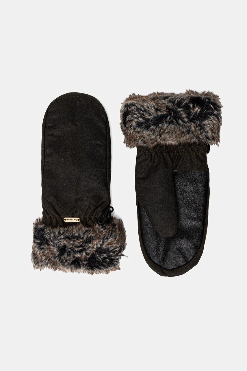 Rukavice Barbour zelená farba, LGL0045