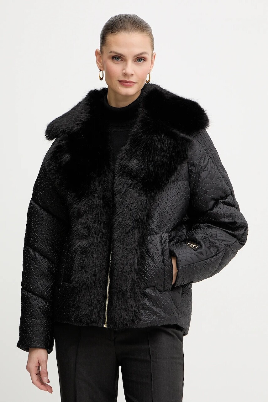 Bunda Marciano by Guess ESTELLA čierna farba, 5BGL33 7391A