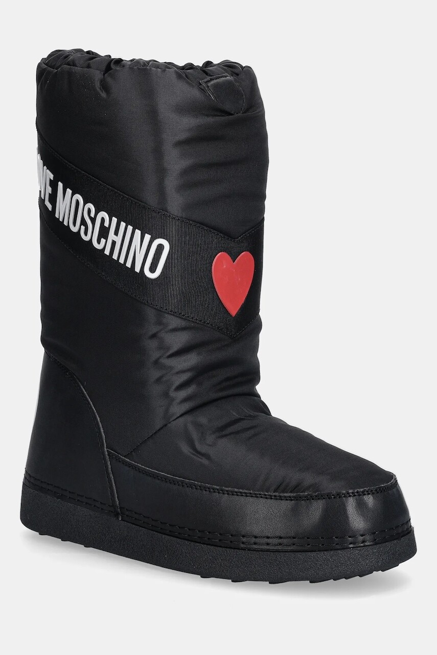 Snehule Love Moschino čierna farba, JA24032G0NISA000