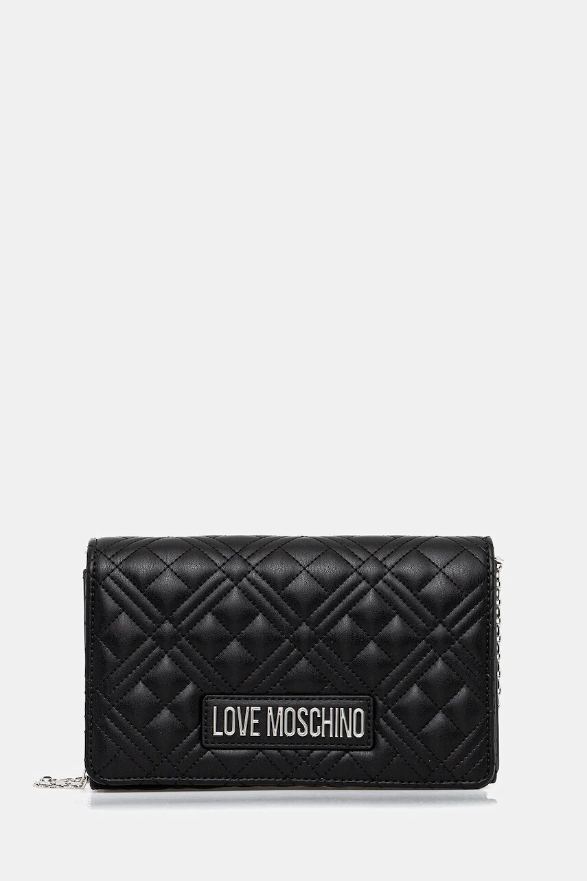 Kabelka Love Moschino čierna farba, JC4079PP0NLA000B
