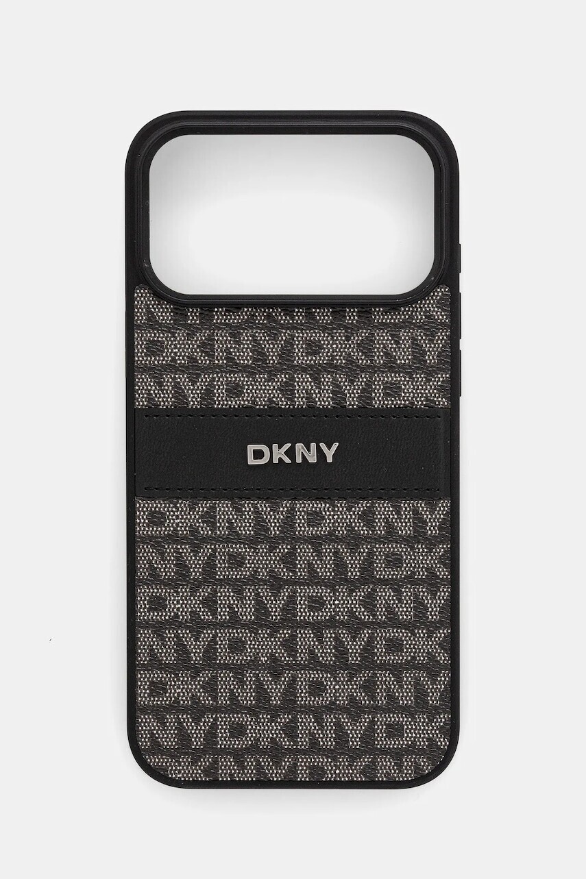 Puzdro na mobil Dkny iPhone 17 Pro Max čierna farba, DKHCP17XPRTHSLK