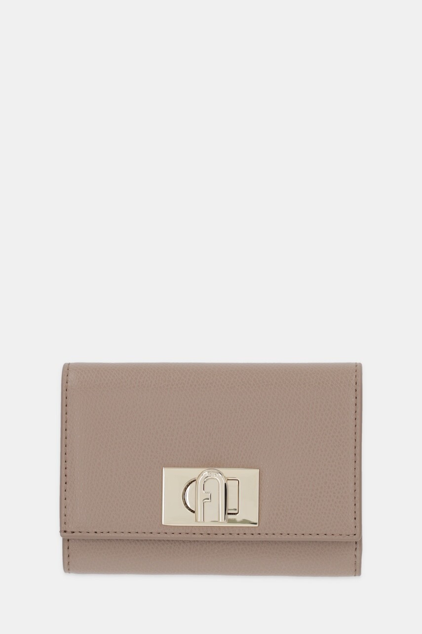 Kožená peňaženka Furla béžová farba, WP00225 ARE000 1257S