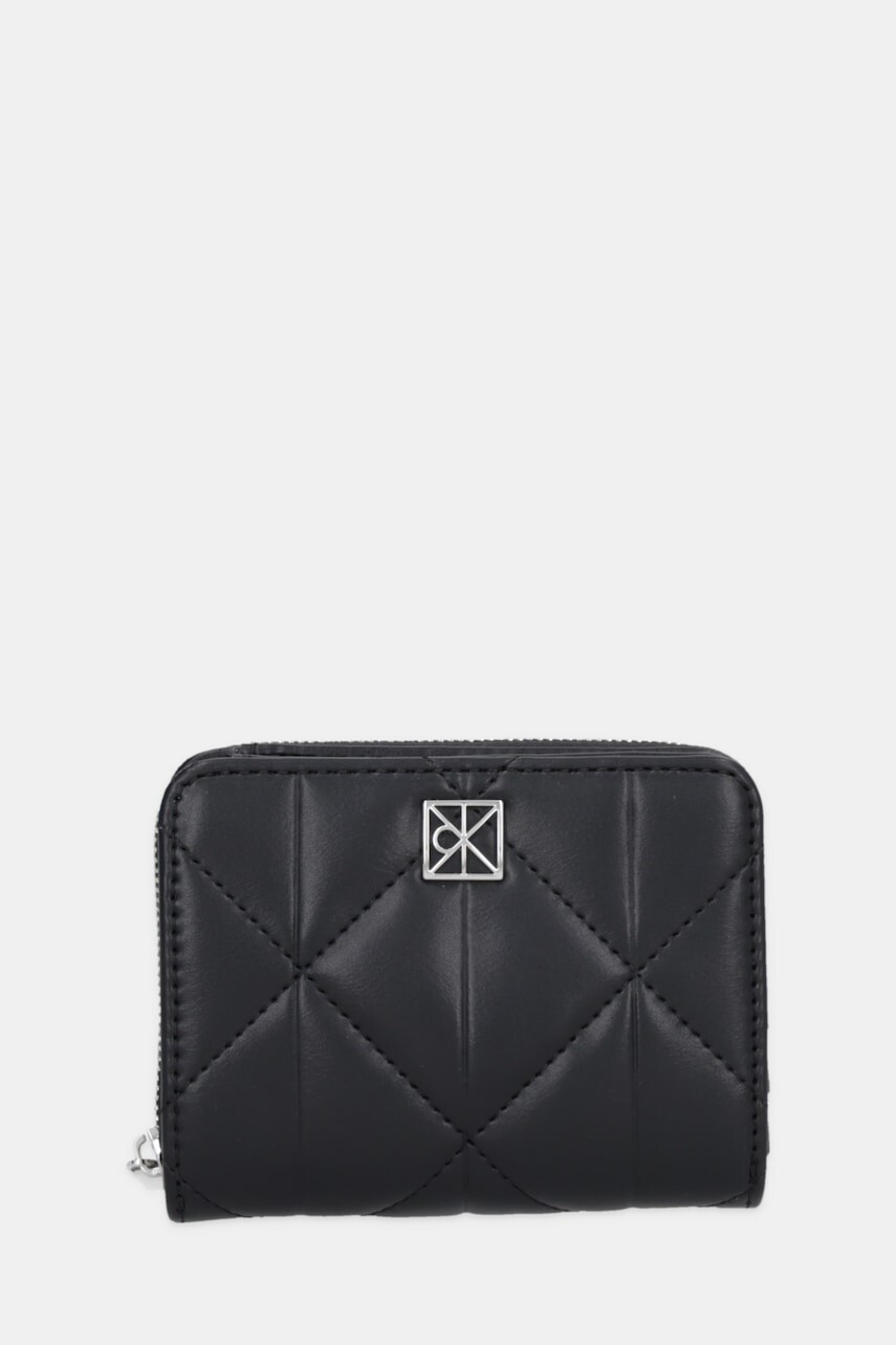 Peňaženka Calvin Klein dámska, čierna farba, LV04F1124G