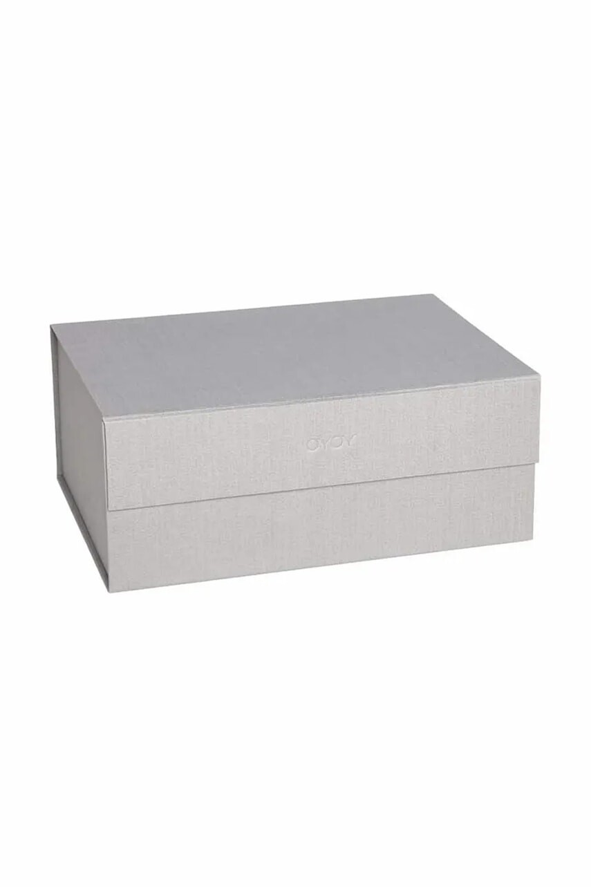 Úložný box OYOY Hako A4 šedá farba