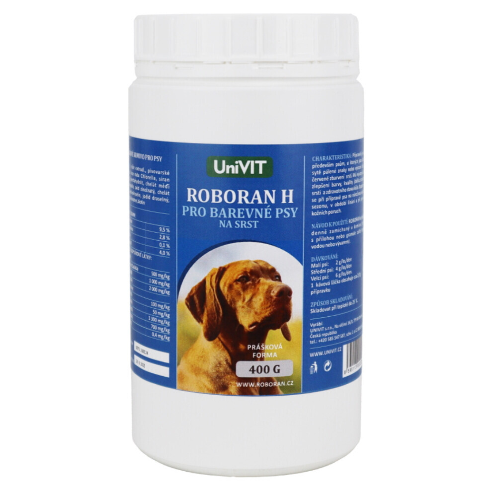 ROBORAN H pre farebné psy prášok 400 g