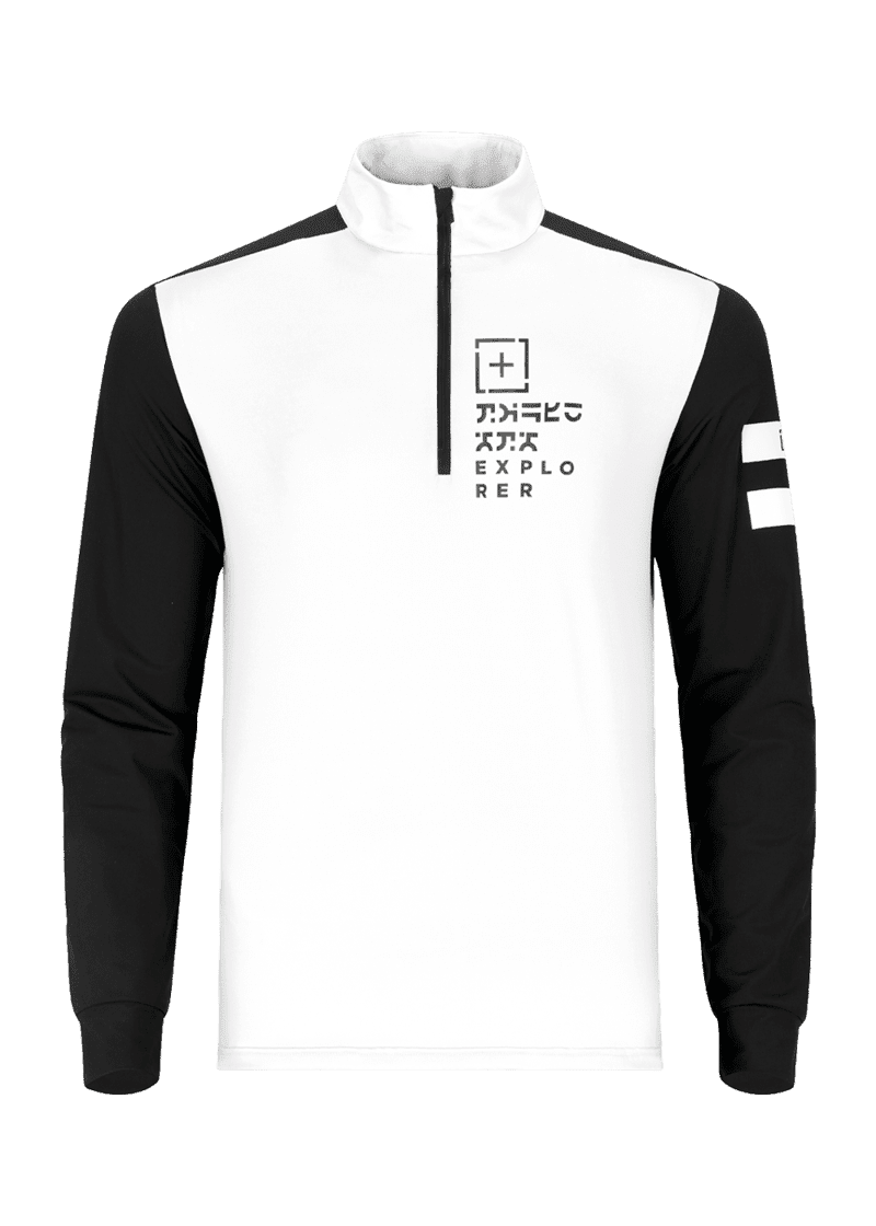 Pánska mikina OneMore 671 - MICROFLEECE T-NECKHALF ZIP - EXPLORER