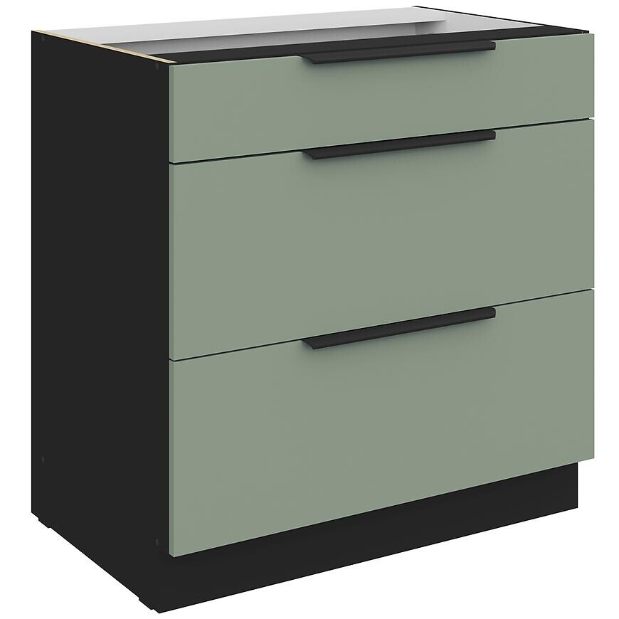 Kuchynská skrinka Aria-Sa/Bl Anti Fingerprint 80d 3s Bb