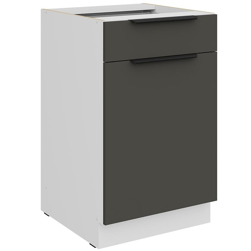 Kuchynská skrinka Aria-Gr/Wh Anti Fingerprint 50d 1f 1s Bb