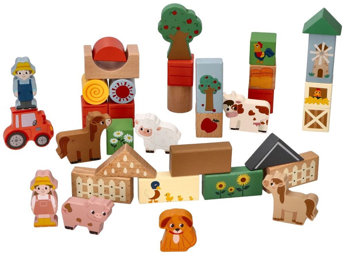 Drevené kocky - Dobrodružstvo na farme