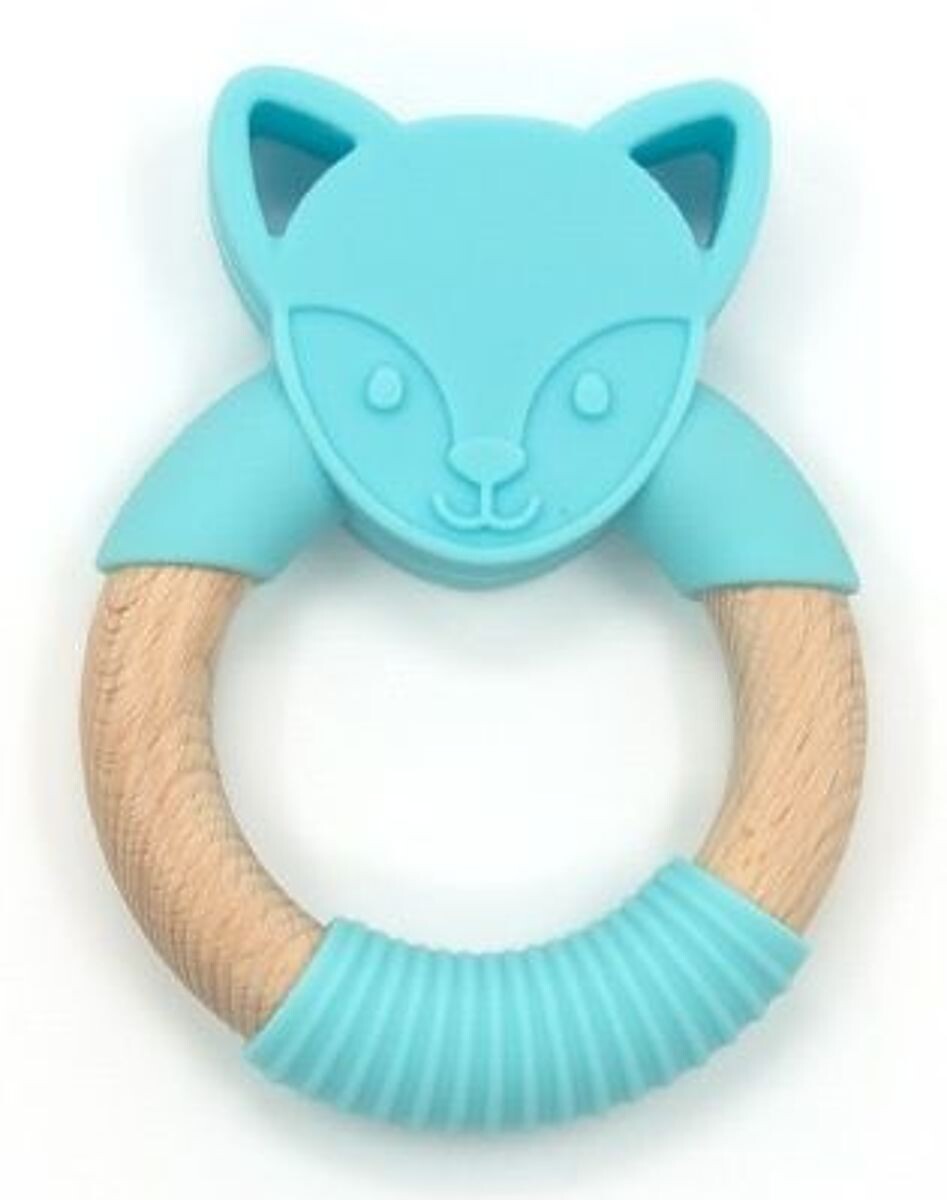 Nature Planet Silikónové hryzátko modrý vlk