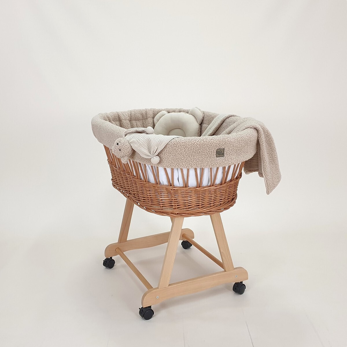 Ourbaby natural wicker bed 40899-0 prírodná