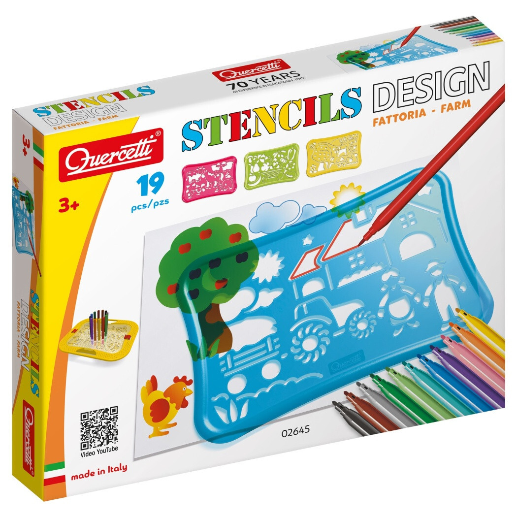 Stencils Design - šablóny na kreslenie - farma