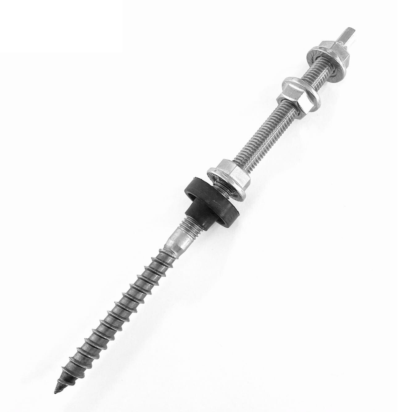Solar AL PV-06 Skrutka s dvojitým závitom (kombiskrutka) M10 Veľkosť: 200 mm