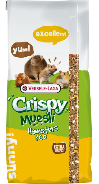 Versele Laga Crispy Muesli Hamsters & Co - škrečok, potkan, myš 20kg