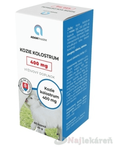 ADAMPharm kozie kolostrum 400 mg 60 kapsúl