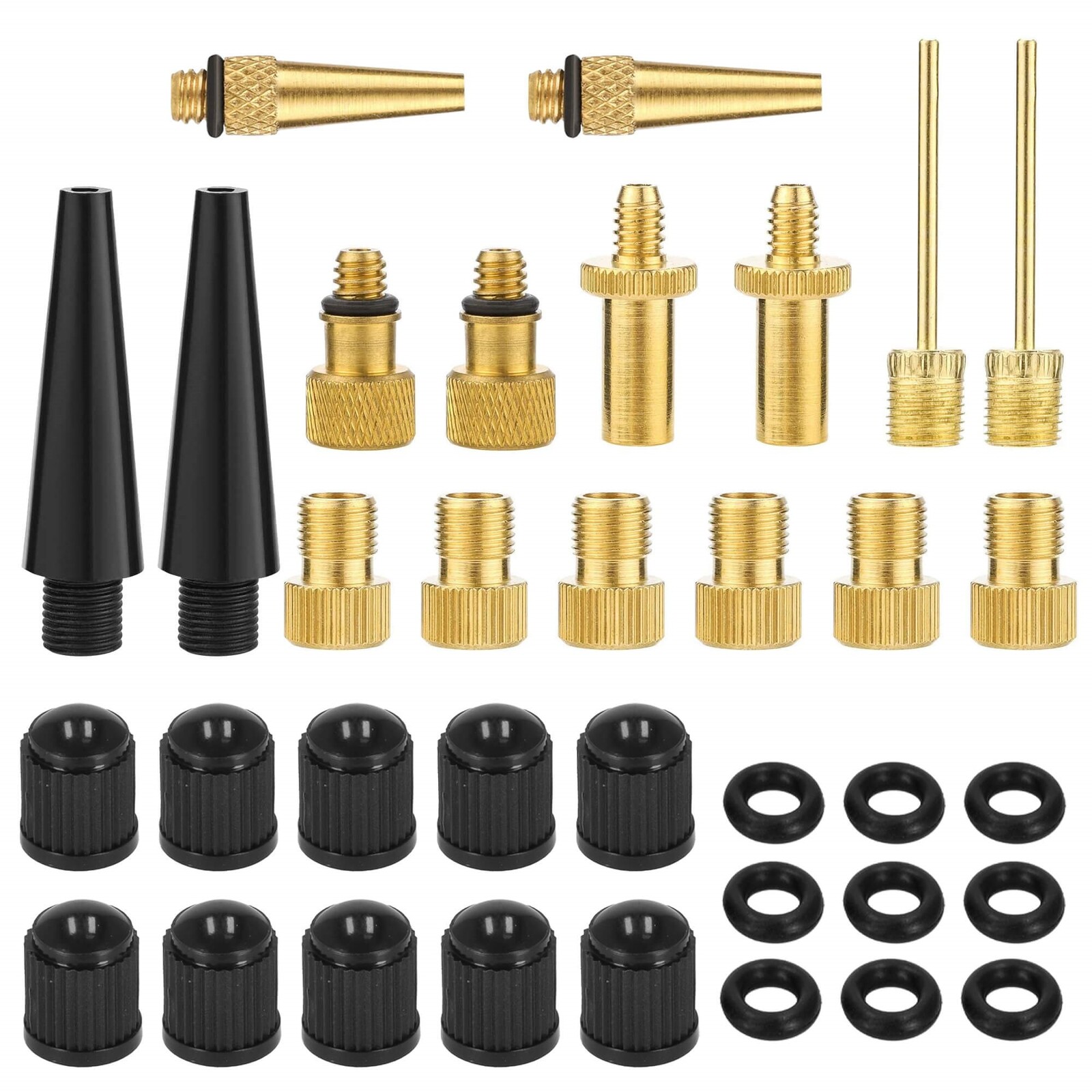 Sada adaptérov na pumpu na bicykel