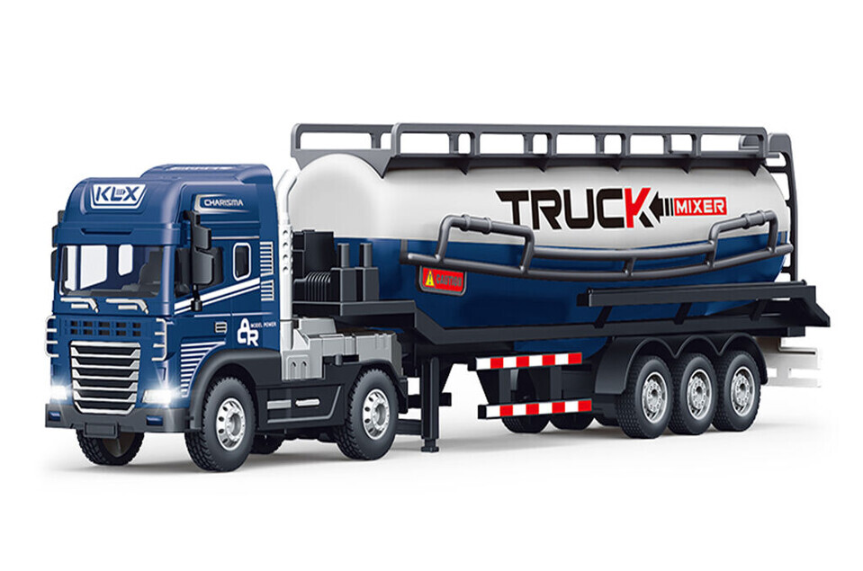 Auto cisterna na zotrvačník s efektmi