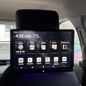 Opierkový 12,4" LCD monitor - Android / USB / SD / HDMI / WIFI / Bluetooth