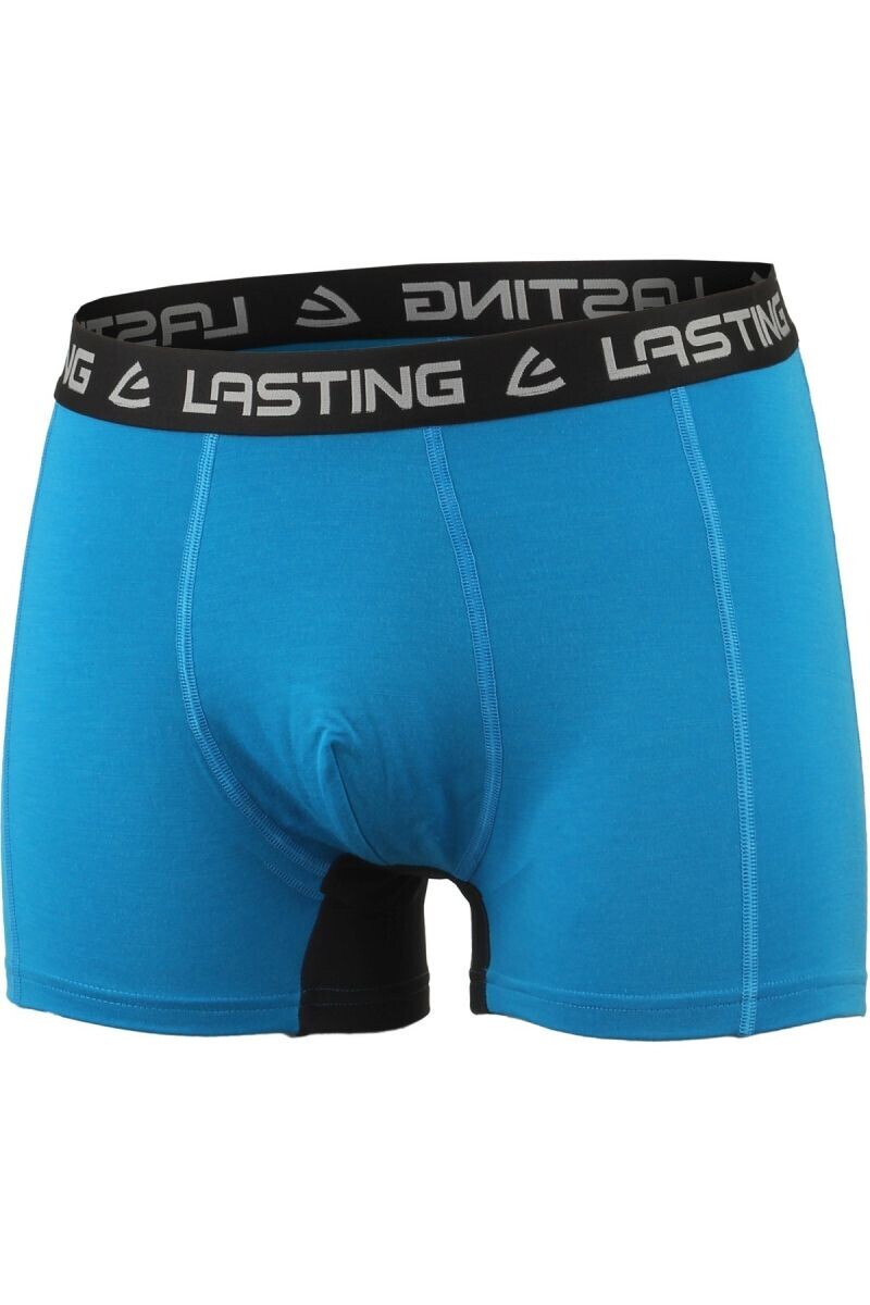 Lasting NOMO 5199 modré vlnené merino boxerky Veľkosť: S 8595067897042