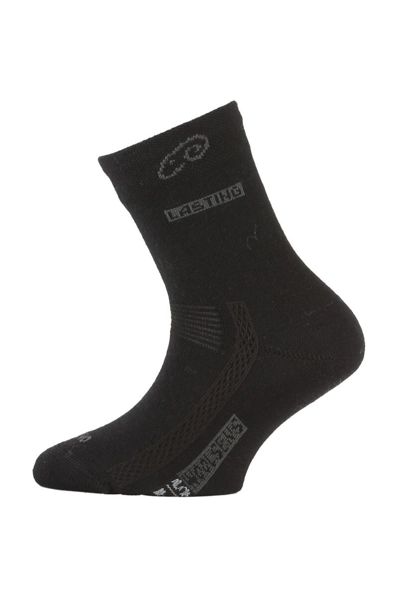 Lasting TJS 900 čierna merino ponožka junior slabšie Veľkosť: (34-37) S 8595067808918