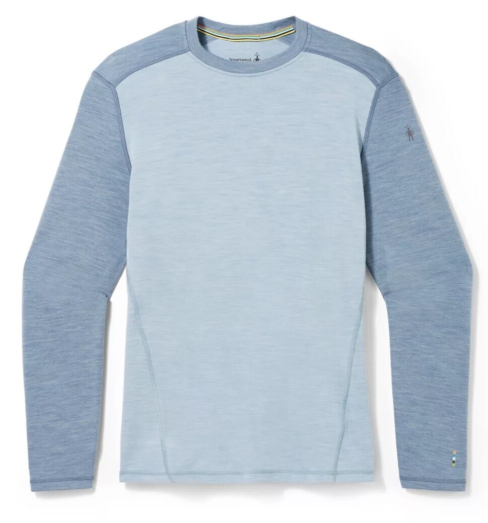 Smartwool CLASSIC THERMAL MERINO BL CREW BOXED pewter blue-lead Veľkosť: L 196572864024