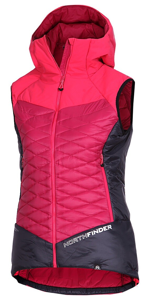 Northfinder JAVOROVA 1 dámska vesta cherry black VE-44451SKP-577 Veľkosť: S 8584153581323