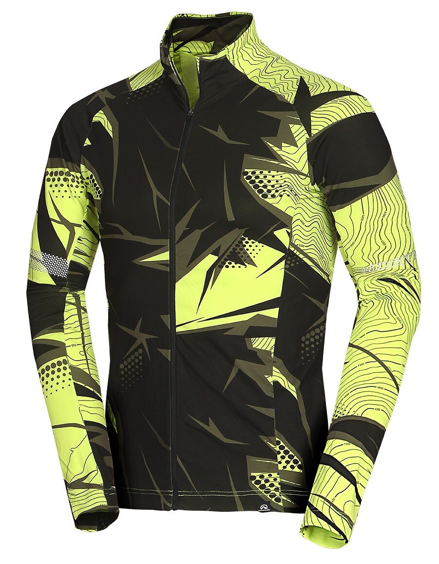 Northfinder BUKOVEC 1 pánska mikina MI-36251SKP-553 limegreenblack Veľkosť: M 8584153577739