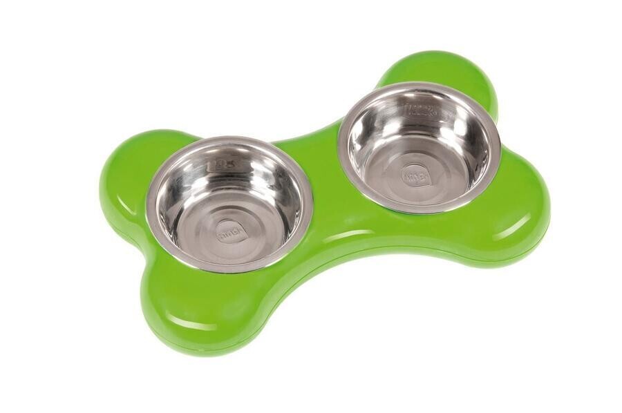 Miska nerez KOST 36x22x8cm/zelená 1l