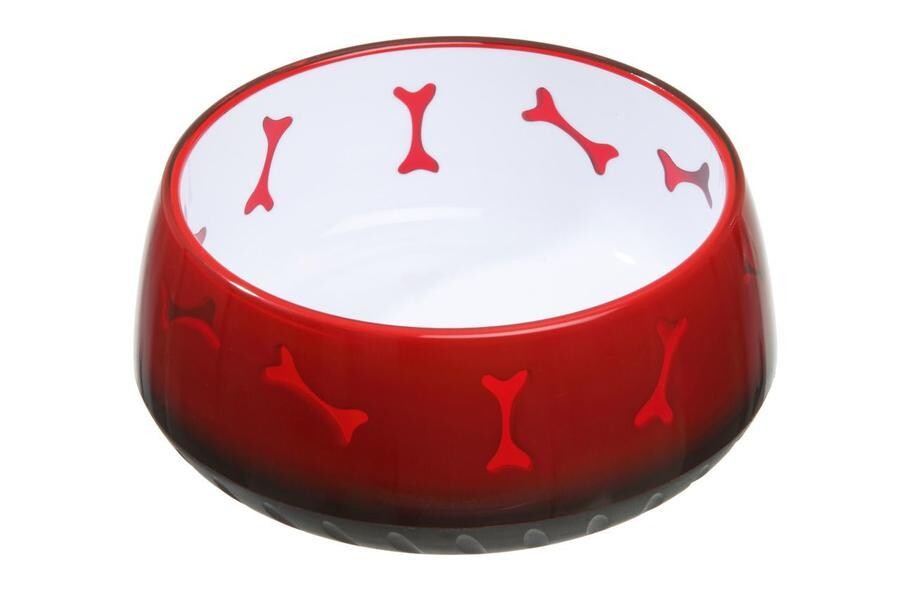 Miska plastová červená 300ml